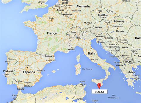 Where Is Malta In Map Of Europe at Adelina Simmons blog