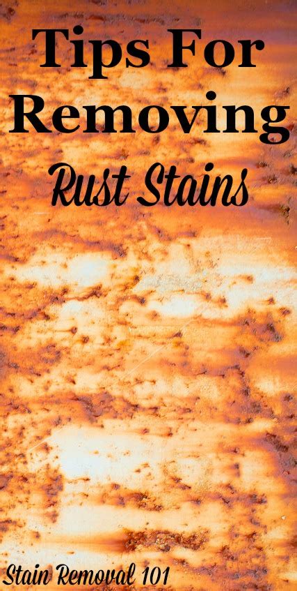 Image result for Removing Rust Stains
