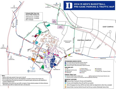 Facility and Parking Maps - Duke University