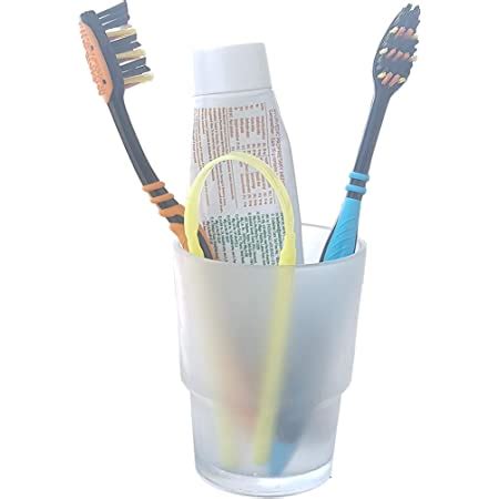 Easyhome Furnish Glass Toothbrush Holder Tumbler Holder Toothbrush ...