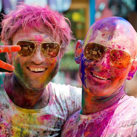 Herbal Gulal Color Powder Packets For Holi Festival, Fun Runs, Color W ...