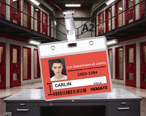 PRINTABLE Stella Carlin Orange is the New Black Id Card - Etsy
