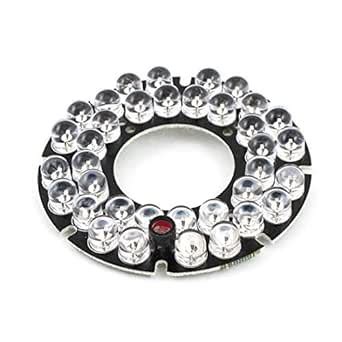 Alcoa PrimeRed 36 LED 80 Degree Light CCTV Camera Night Vision Infrared ...