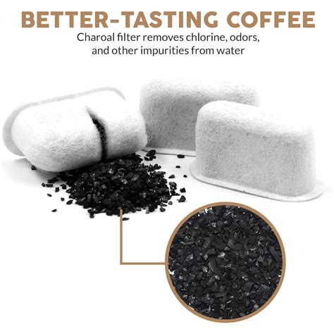 Nispira Replacement Activated Charcoal Water Filters for Beautiful 14-