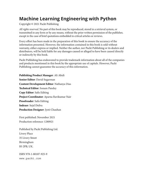 Image result for Machine Learning Engineering with Python