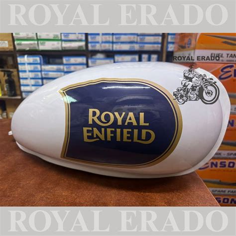 Royal Enfield Classic bs-3 bs-4 white tank from 2013 to 2020 model ...