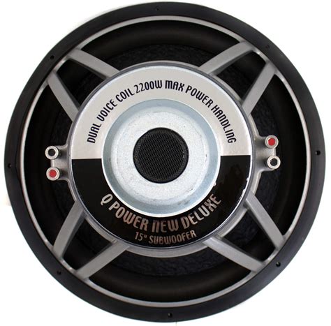 Buy QPower QPF15 Deluxe Series 15 Inch 2200 Watt Deluxe Series Dual ...