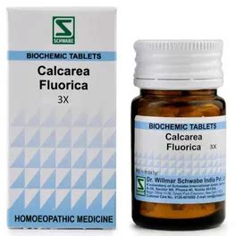 Buy Dr.Willmar Schwabe Calcarea Fluorica Biochemic 3X Tablets, 20 gm ...