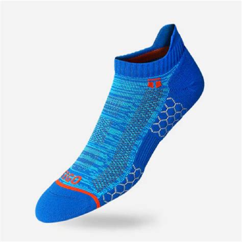 Buy Tego Unisex Socks Ankle Trail Light Blue & Red Online