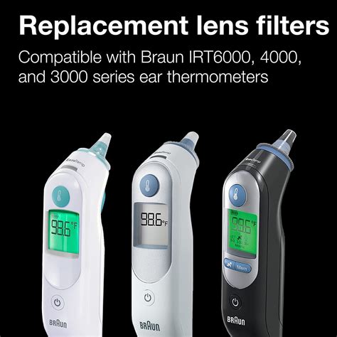 Buy Braun ThermoScan Lens Filters for Ear Thermometer, Disposable ...