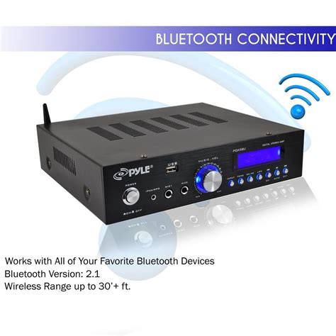 Pyle Home PDA5BU 200 Watt AM/FM AUX/USB Bluetooth India | Ubuy