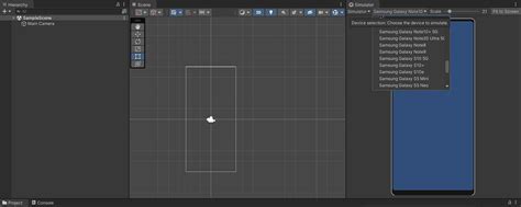 Device Simulator Unity 的图像结果