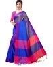 Buy Royal Blue Sarees for Women by Blissta Online | Ajio.com