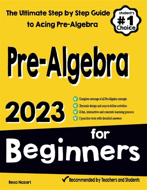 Image result for Pre-Algebra Study Guide PDF