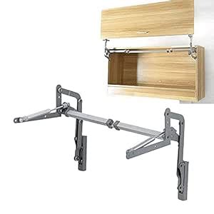 GYKLE Cabinet Door Hinges, Folding Lift up Top Table Vertical Swing ...