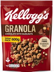 Kellogg's Granola Chocolate With Hazelnuts Cereal Pouch Price in India ...