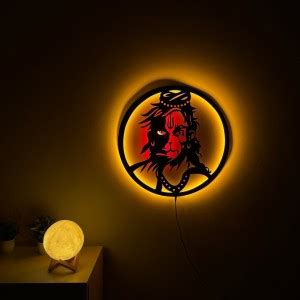 The Gifting Kingdom Bajrang Bali Hanuman LED Wall Decor Light Price in ...