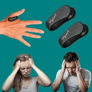 FlyTouch Acupressure Hand Pressure Point Clip Device For Migraine ...