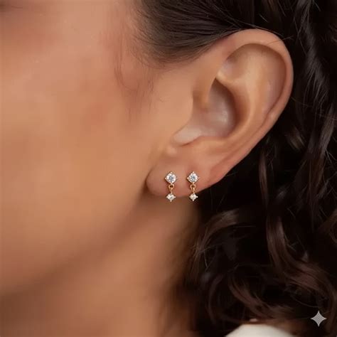 Minimal Stacking Dangler (Flatback Studs - Pair) – GUTS.CO
