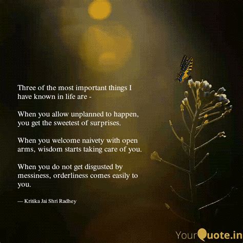 Three of the most importa... | Quotes & Writings by Kritika Sharma ...