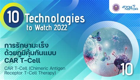 10 Technologies to Watch: การรักษามะเร็งด้วยภูมิคุ้มกันแบบ CAR T–Cell (Chimeric Antigen Receptor ...