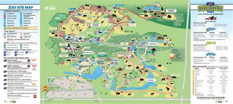 Toronto zoo map - Map of Toronto zoo (Canada)