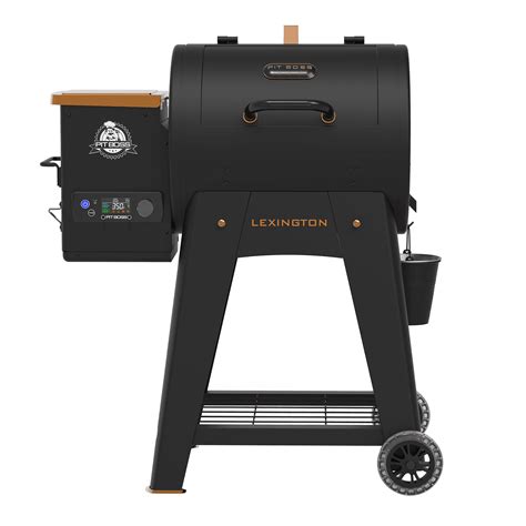 Pit Boss Lexington Onyx Edition - 500 Sq in Wood Fired Pellet Grill and ...