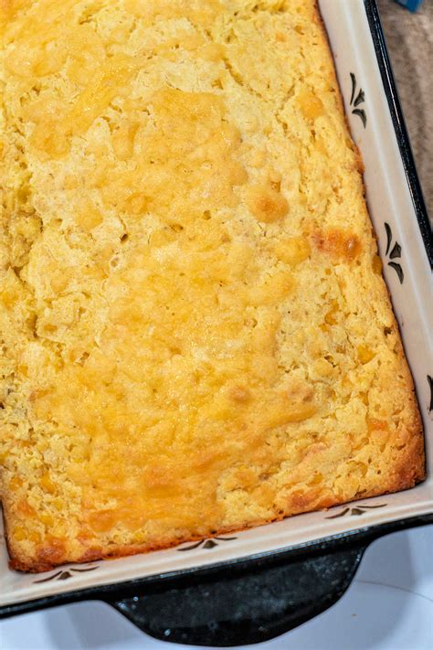 Jiffy Cream Cheese Corn Casserole - Creamed Corn Casserole