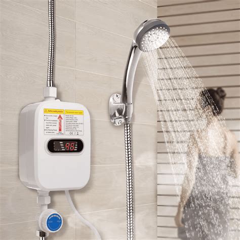 ZOUYUE Electric 3500W Tankless Water Heater for Shower,Volume capacity ...
