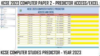 Image result for KCSE Computer Practicals Database
