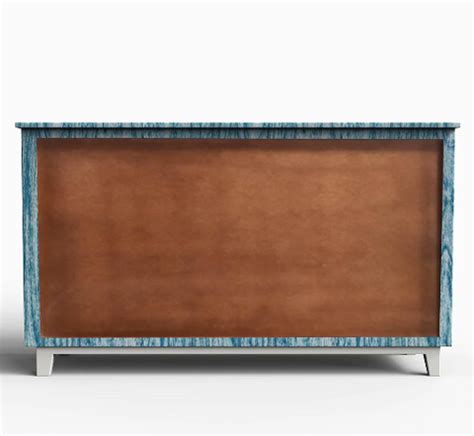 Symphony Sideboard Cum Chest of Drawers in Blue Textured Finish ...
