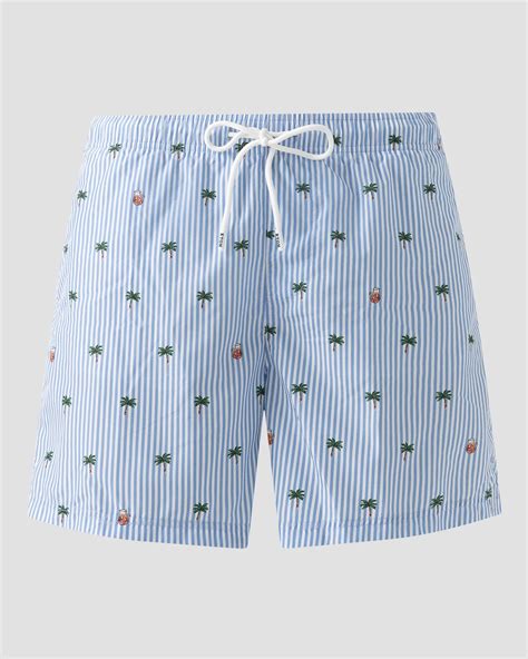 Striped Swim Shorts - Eton