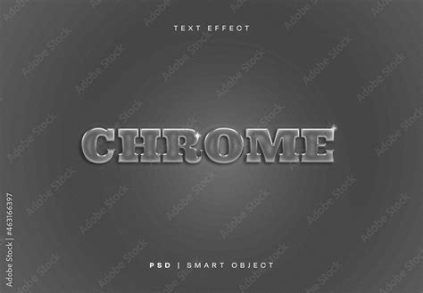 Image result for Chrome Design Text Effect