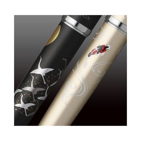 PLATINUM, Fountain Pen - PROCYON LUSTER Modern Maki-e Cranes over moon ...