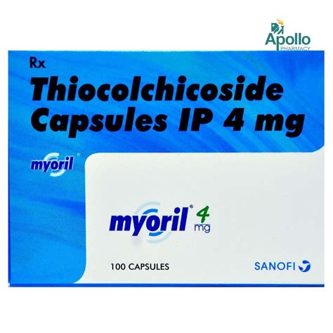 Myoril 4 mg Capsule 10's Price, Uses, Side Effects, Composition ...