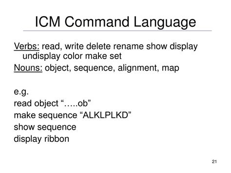 Image result for Command Language Feature