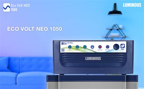 Luminous Eco Volt Neo 1050 Pure Sine Wave 900VA/12V Inverter for Home ...