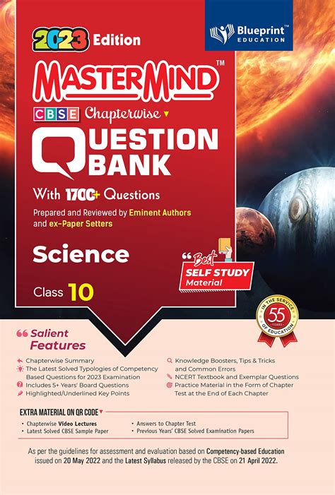 Buy Master Mind Science Question Bank Class 10 for CBSE Board with New ...