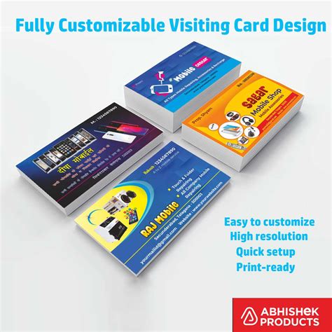 7/10 Best Visiting Card Design Files – 100 CDR v11 Templates Files - T ...