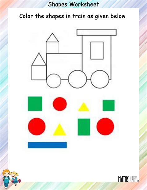 Fun and Educational Coloring Shapes Worksheets for Kids | Shape ...