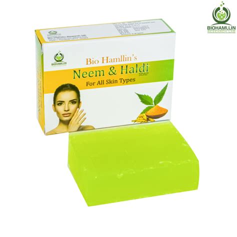 BIOHAMLLIN NEEM HALDI ALOEVERA Soap Biohamllin Research Lab