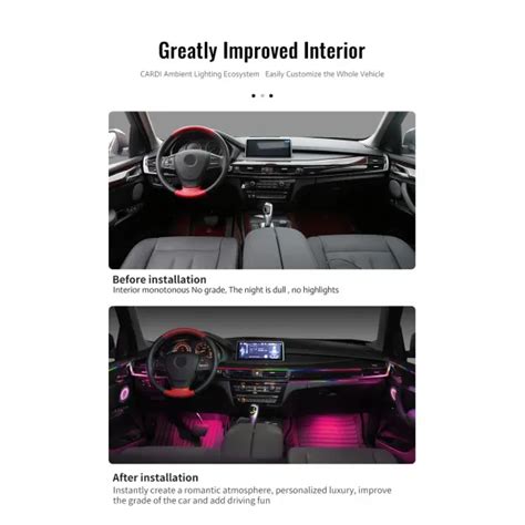 Cardi K4 Ambient Light For All Car - 18 Pieces