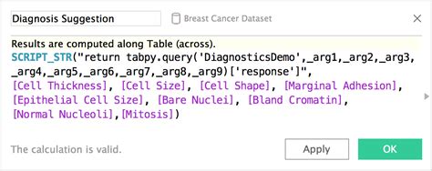 Data Science Applications Using Tabpy 的图像结果
