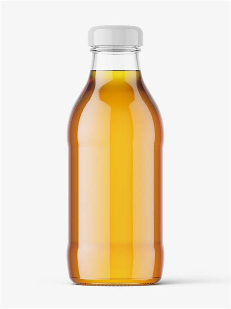 Apple juice bottle mockup - Mockups Design