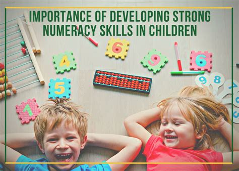 Importance of Developing Strong Numeracy Skills in Children | Mrs ...