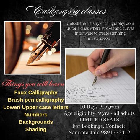 Handwriting classes for Kids. After-school classes and Events.