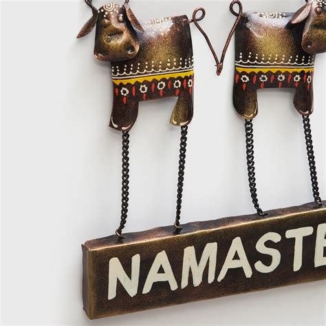 Buy Corsica Mystic India Iron Cows Wall Accent from Corsica by Home ...