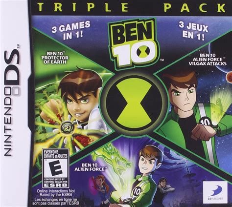 Amazon.com: Ben 10 Triple Pack - Nintendo DS (Renewed) : Video Games