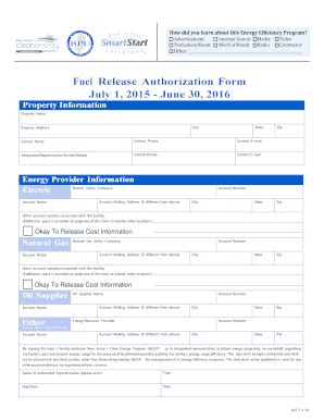 Fillable Online Utility Data Release Form - New Jersey Clean Energy ...
