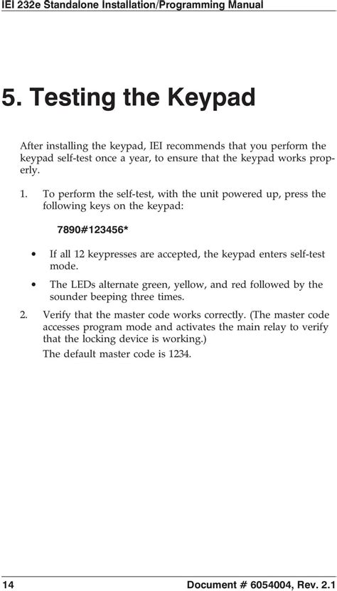Image result for Iei Keypad Programming Instructions